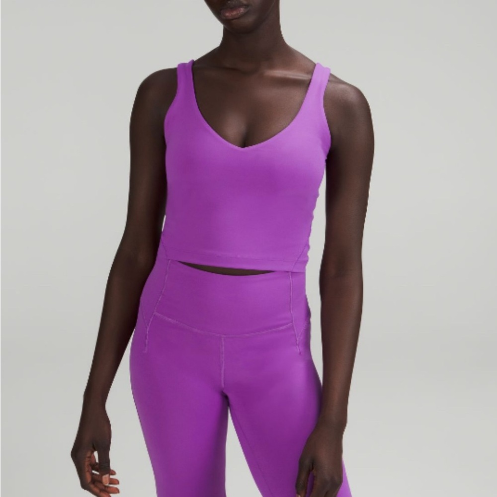 Lululemon Align Crop Top Moonlit Magenta size 8